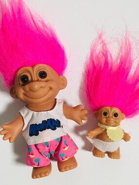 Vintage 90s Kool Aid Troll and Baby Doll Lot